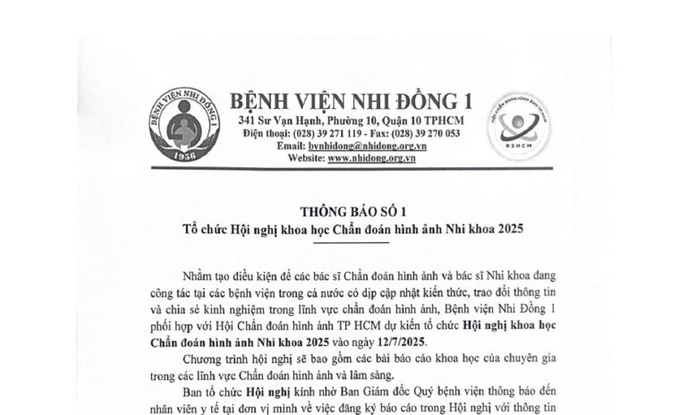thong bao nhi khoa